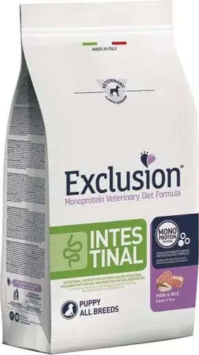 Exclusion Intestinal Puppy Pork & Rice kutya gyógytáp 2 kg Rendeld meg most