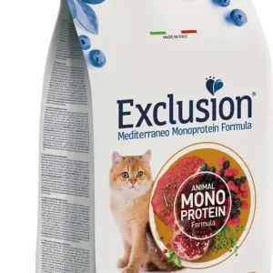 Kiárusítás Exclusion Sterilized Beef macska száraztáp 300 g
