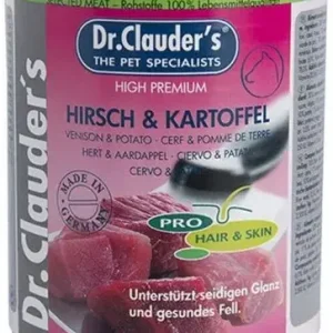 Prémium Dr.Clauder‘s Dog Selected Meat Szarvasos és burgonyás konzerv 800 g