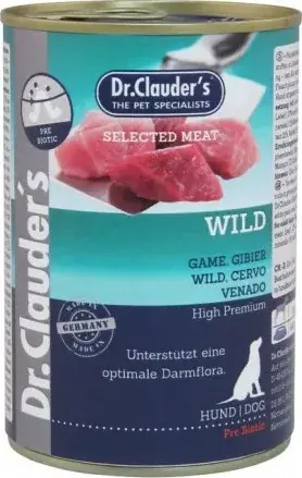 Dr.Clauder‘s Dog Selected Meat Vadas konzerv 400 g Alacsony ár