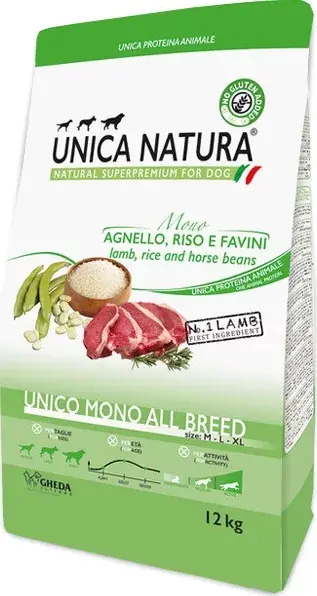 Gheda Unica Natura Unico Mono - Lamb 12 kg Expressz szállítás