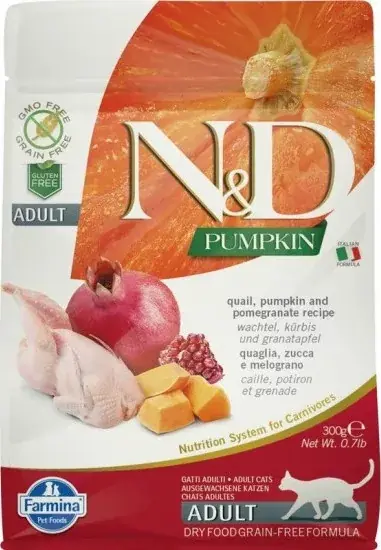 N&D Cat Pumpkin fürj 300 g Ne maradj le