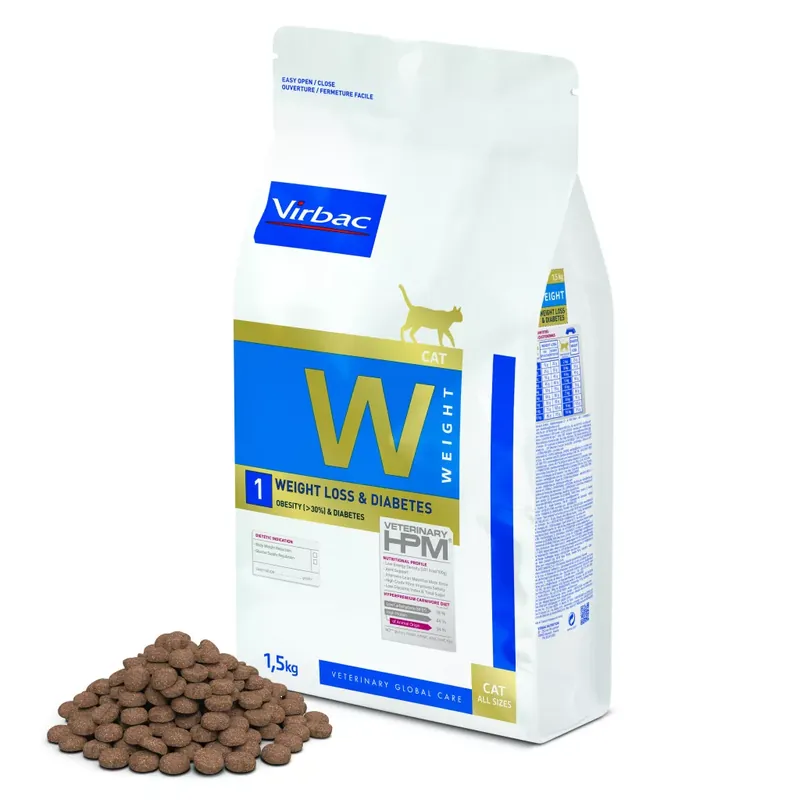 Akciós ár Virbac HPM DIET CAT Weight Loss & Diabetes 1,5 kg