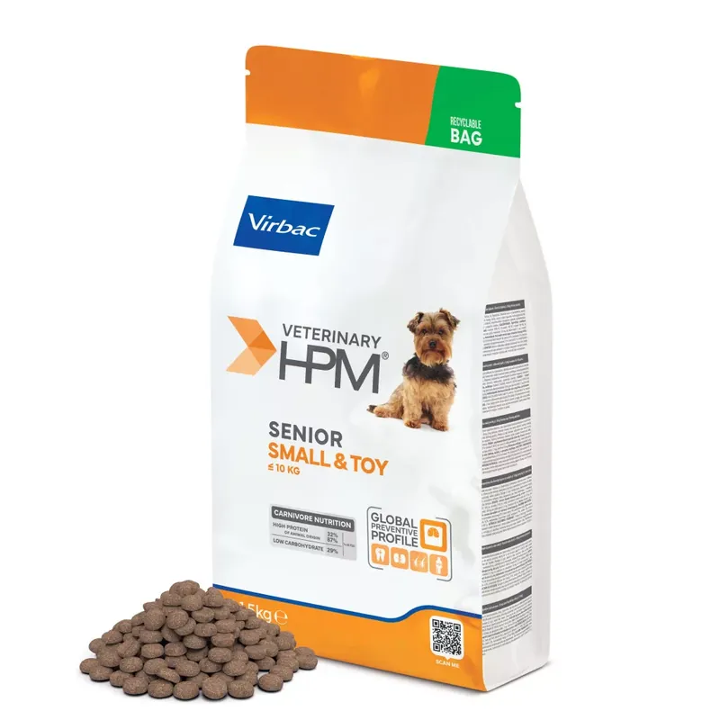 Végkiárusítás Virbac Senior Small & Toy DENTAL 1,5 kg