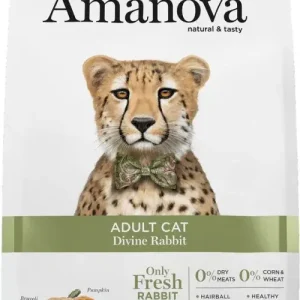 Biztonságos vásárlás AmaNova Cat GF Adult Divine Rabbit & Pumpkin 6 kg