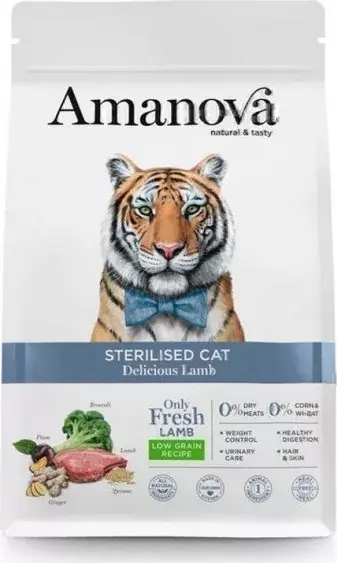 AmaNova Cat LG Sterilised Delicious Lamb & Quinoa 1,5 kg Kiárusítás
