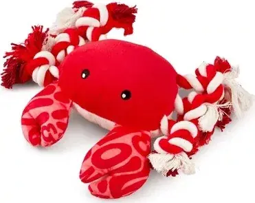 Max & Molly Huggles Toy sípolós plüss - Crab Howie Prémium