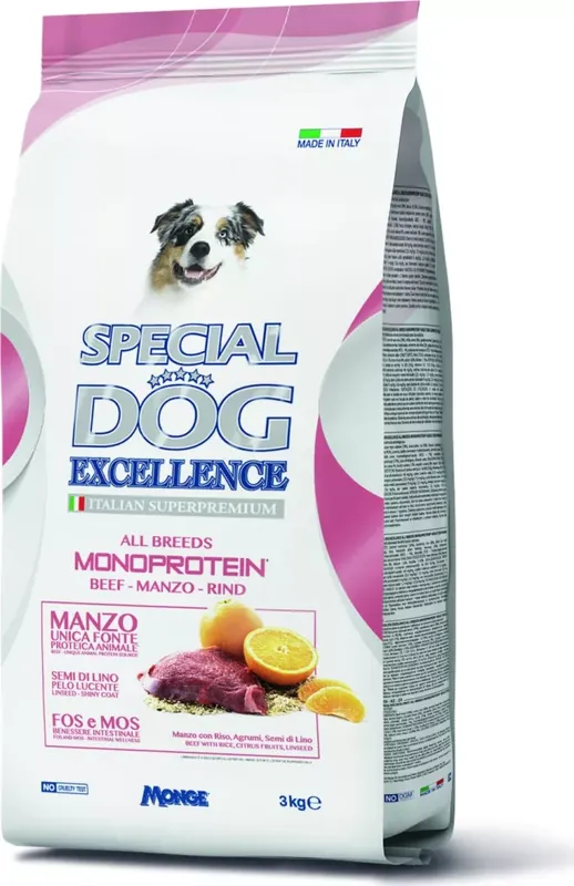 Alacsony ár Special Dog EXCELLENCE MONOPROTEIN Marha 3 kg