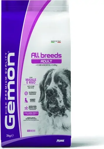 Rendeld meg most Gemon Dog Adult Sertés-rizs 3 kg