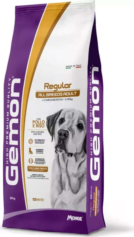 Olcsóbb Gemon Dog Adult - Regular - Csirke-rizs 20 kg