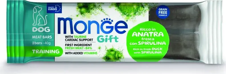 Monge GIFT Dog Training - Kacsa és spirulina 40 g Vedd meg most