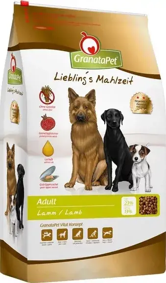 GranataPet Liebling‘s Mahlzeit bárány felnőtt kutyatáp 10 kg Kiárusítás