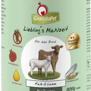 GranataPet Liebling‘s Mahlzeit borjú és bárány konzerv 800 g Rendeld meg most