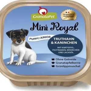 Népszerű GranataPet Mini Royal Puppy/Junior pulyka és nyúl 150 g