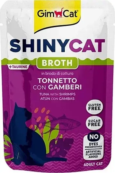 Végkiárusítás GimCat Shinycat Pollo macskáknak tonhal rák 70 g