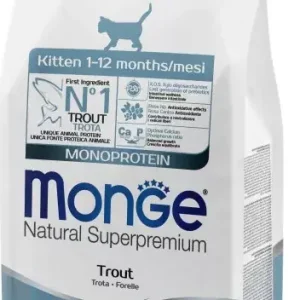 Akció Monge Cat Speciality Line Pisztráng Monoprotein 400 g