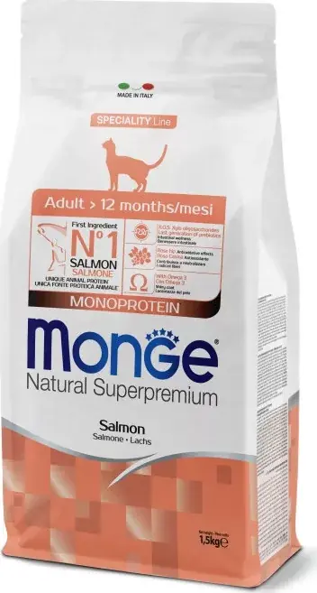 Vedd meg most Monge Cat Speciality Line Adult Lazac Monoprotein 1,5 kg