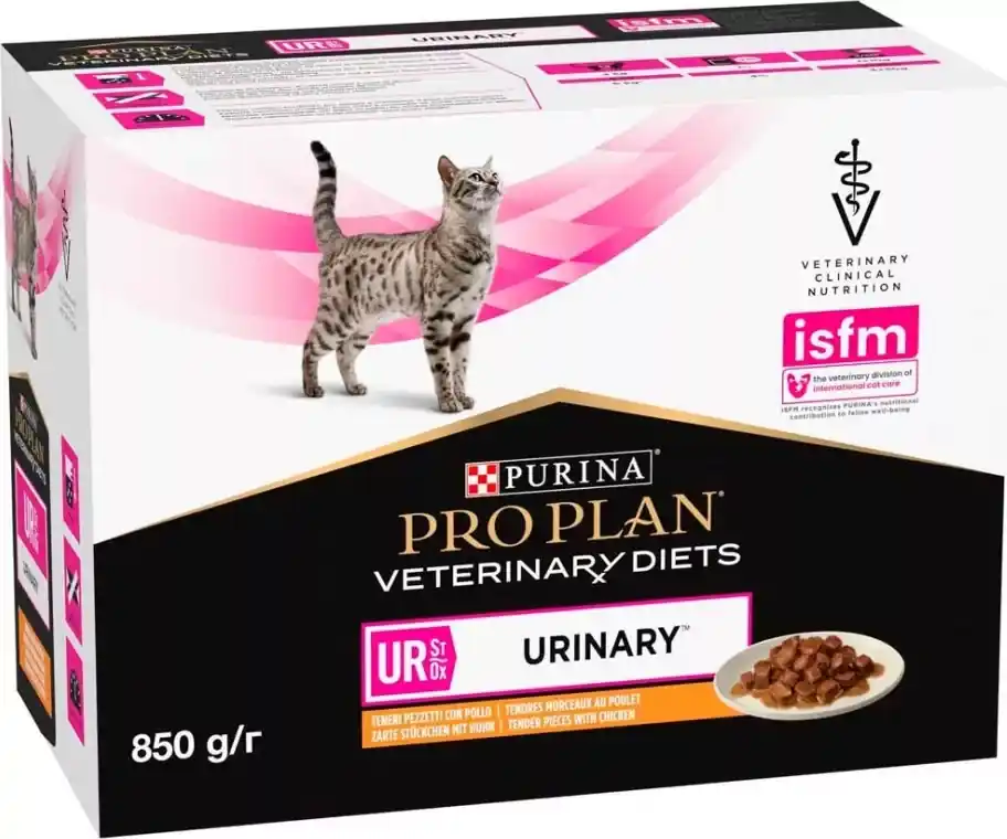 Purina PRO PLAN Veterinary Diets UR ST/OX Urinary 10x85 g csirkés Újdonság