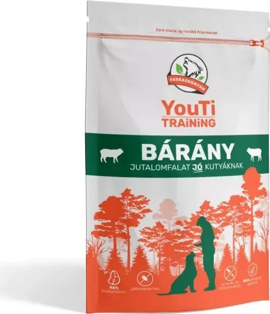 Bestseller Farkaskonyha YouTi Training Bárány jutalomfalat 100 g