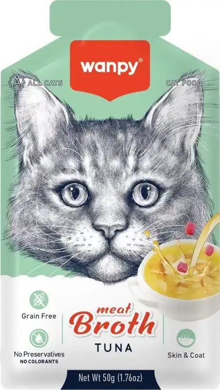 Wanpy CAT Meat Broth Tuna 50 g Kiárusítás