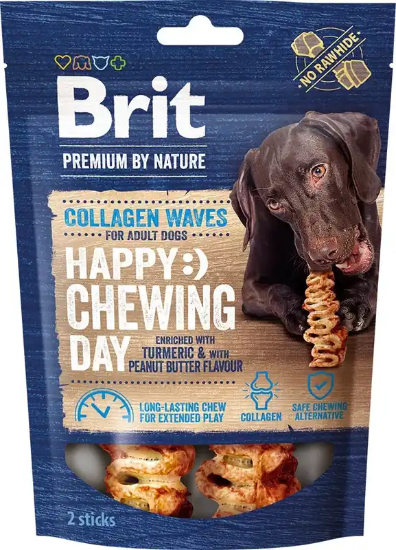 Különleges ajánlat Brit Premium by Nature Collagen Chews Waves 2 db