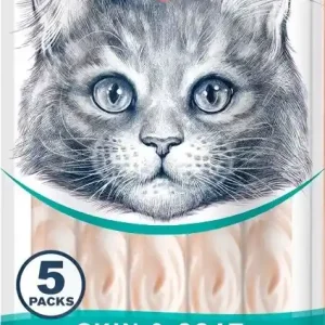 Expressz kézbesítés Wanpy CAT Functional Creamy Treat - Skin & Coat 70 g