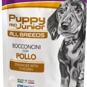 Azonnali szállítás Gemon Dog Pouch Puppy & Junior Csirke 100 g