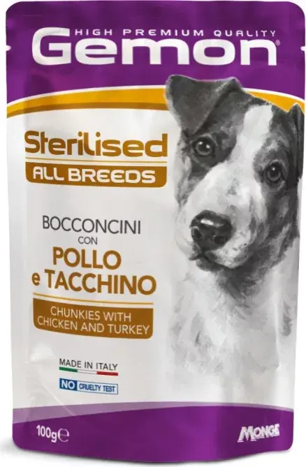 Gemon Dog Pouch Csirke & Pulyka 100 g Bestseller