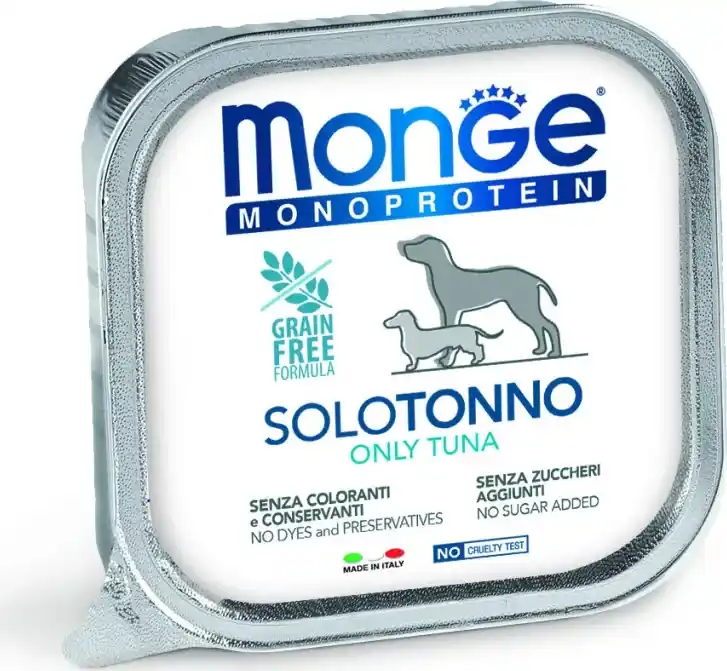 Monge Dog MONOPROTEIN Paté 100% tonhal 150 g Árcsökkenés