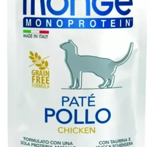 Prémium Monge Cat MONOPROTEIN Pouch Paté STERILISED csirke 85 g