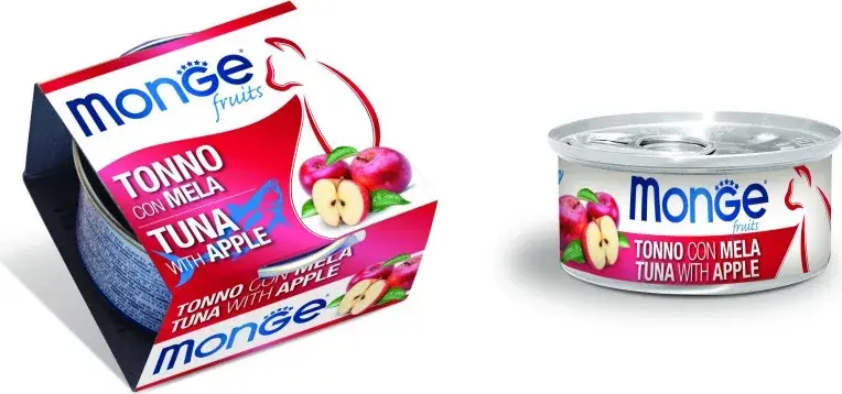 Korlátozott ajánlat Monge Cat Fruit Tonhal & alma 80 g