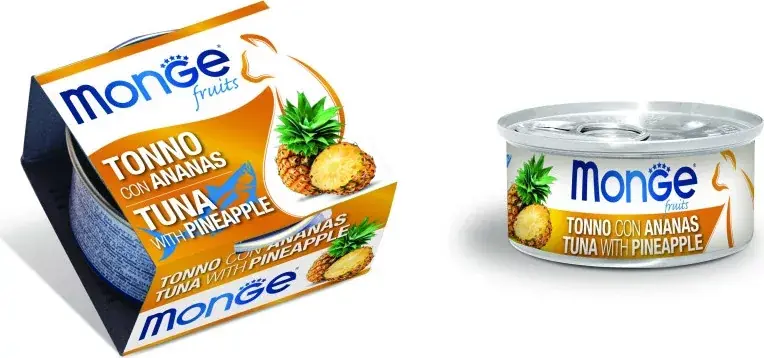 Nézd meg most Monge Cat Fruit Tonhal & ananász 80 g