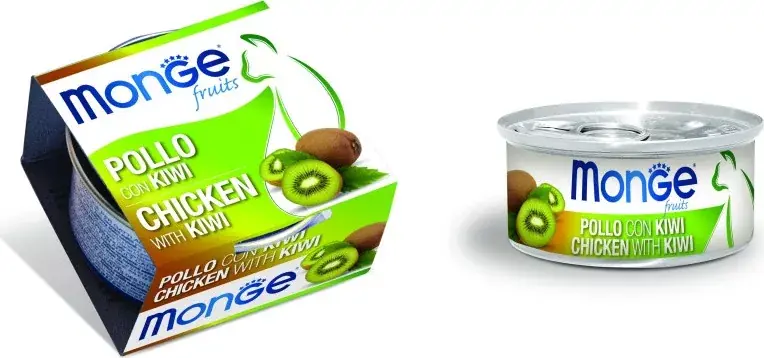 Legnépszerűbb Monge Cat Fruit Csirke & kiwi 80 g