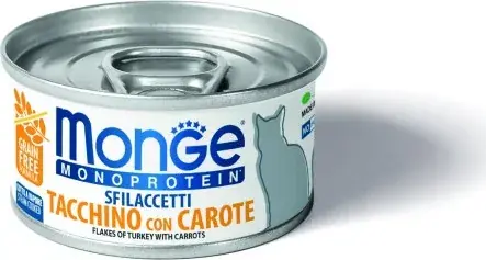 Outlet Monge Cat MONOPROTEIN pulyka-sárgarépa 80 g