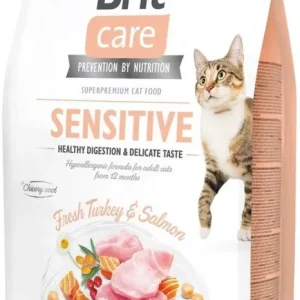 Brit Care Cat Grain-Free Sensitive Healthy Digestion & Delicate Taste 7 kg Csak ma