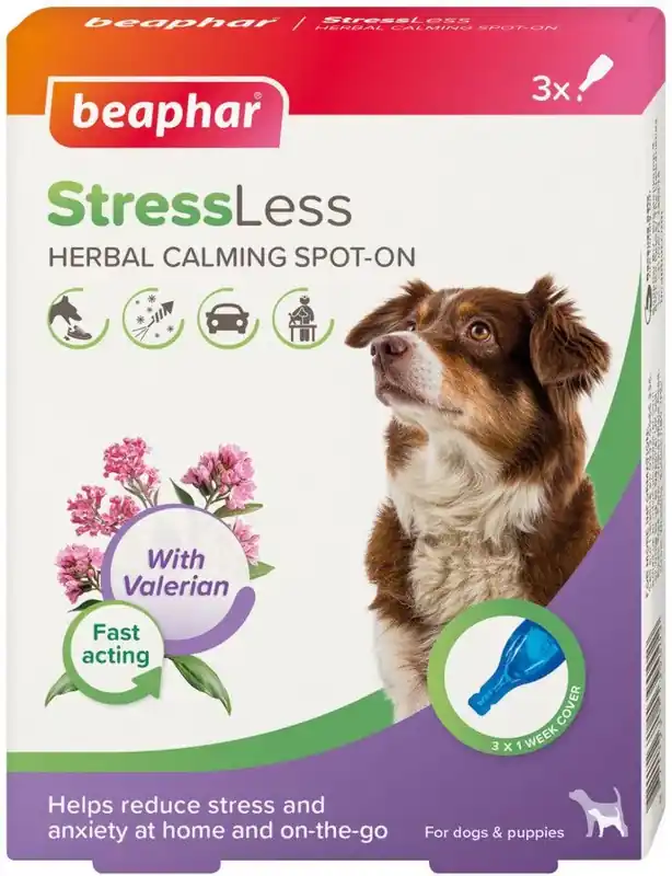 Beaphar StressLess nyugtató hatású spot-on kutyáknak 3 pipetta Prémium