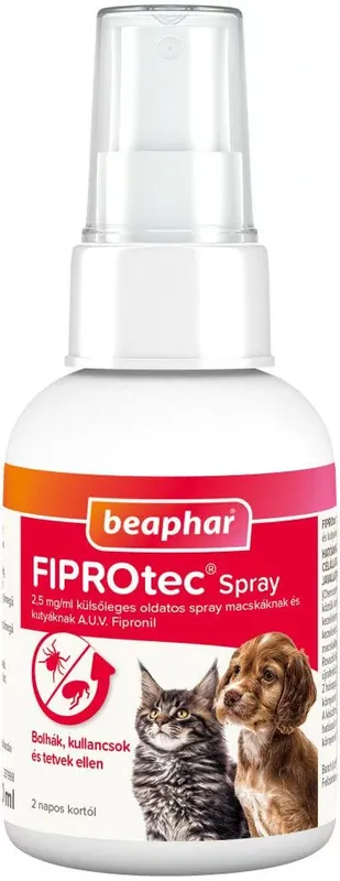 Alacsony ár Beaphar FIPROtec spray bolhák, kullancsok és tetvek ellen 100 ml