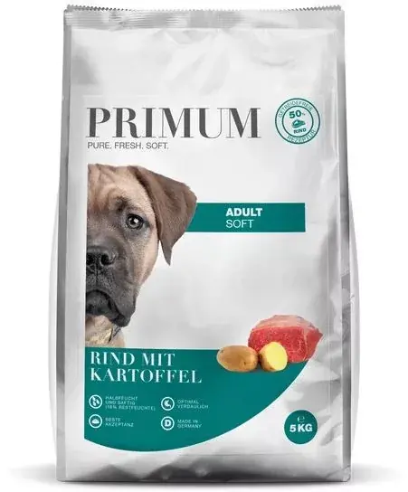 PRIMUM SOFT Marha Burgonyával puha kutyatáp 5 kg Gyors kiszállítás
