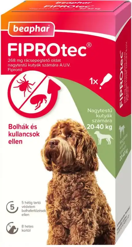 Beaphar FIPROtec Dog L bolha- és kullancsirtó spot-on 1 db Ne maradj le