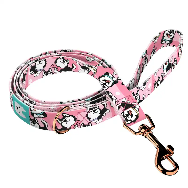 Akció Husky, rózsaszín - Kutya Póráz - Husky, pink - april & june