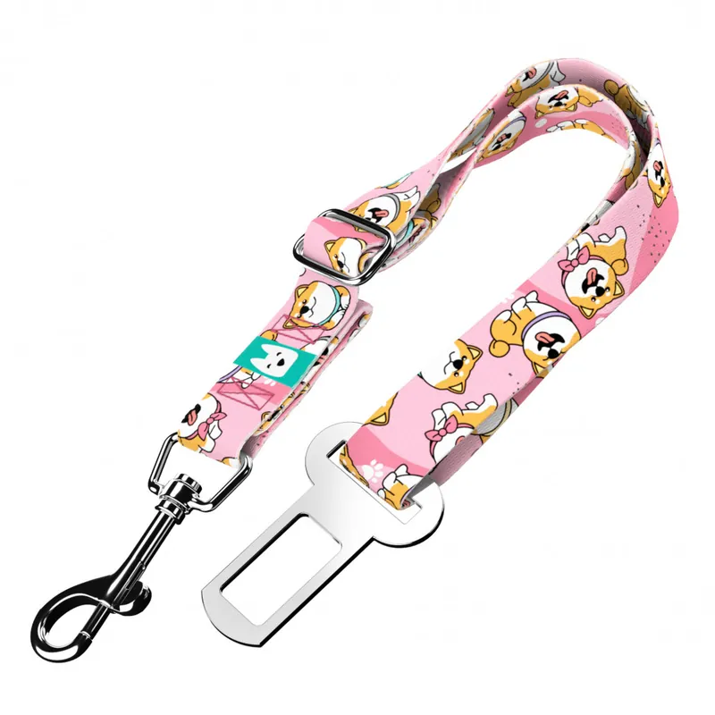 Shiba Inu, Rózsaszín - Kutya biztonsági öv - Shiba Inu, pink - april & june Azonnal elérhető