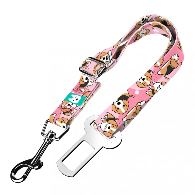 Beagle, rózsaszín - Kutya biztonsági öv - pink - april & june Akciós ár