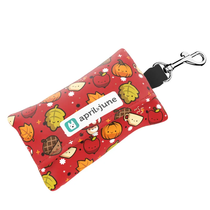 Cuki ősz - Kutyakaki zacskó tartó - Kawaii autumn - april & june Legnépszerűbb