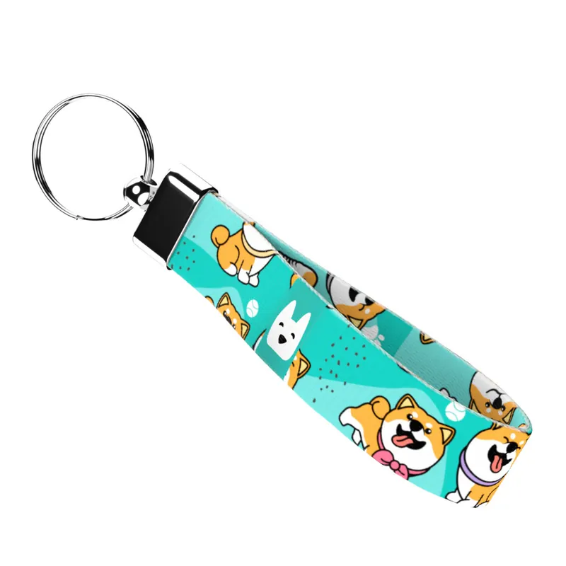 Shiba Inu, Kék - Kulcstartó - Shiba Inu, blue - april & june Akciós ár