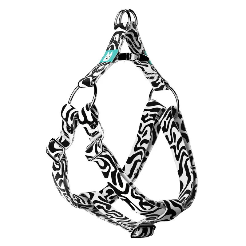 Fekete-fehér kavalkád - Belelépős Kutyahám - Black and white swirl - april & june Végkiárusítás
