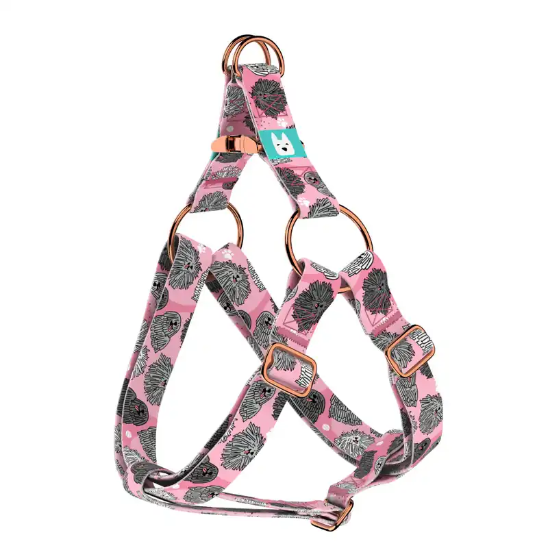 Puli, rózsaszín - Belelépős Kutyahám - pink - april & june Árengedmény