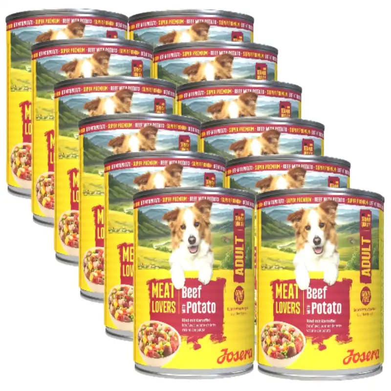 JOSERA Meatlovers Menu Marhahús burgonyával 12x800 g Akciós ár