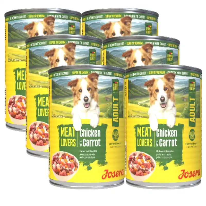 Olcsóbb JOSERA Meatlovers Menu Csirke sárgarépával 6x800 g