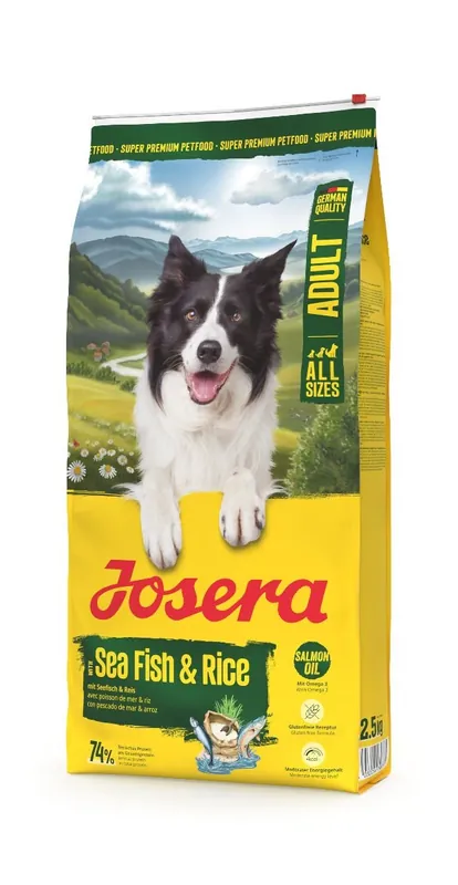 Szezonális akció JOSERA HIGH PROTEIN Adult Sea Fish & Rice 12,5 kg