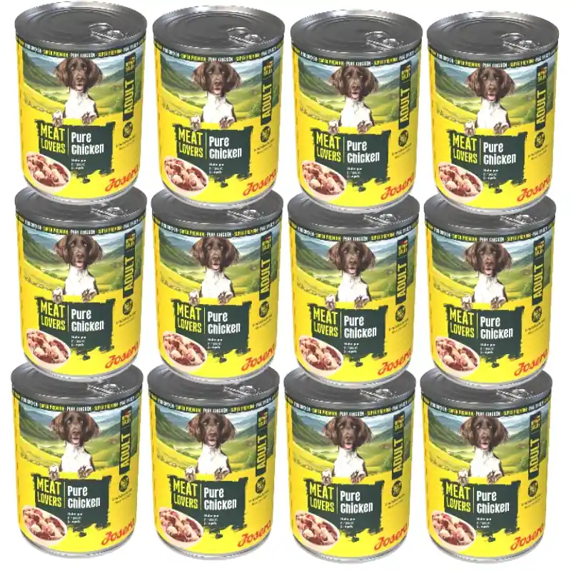 Kedvezményes ár JOSERA Meatlovers Pure Csirke 12x400 g